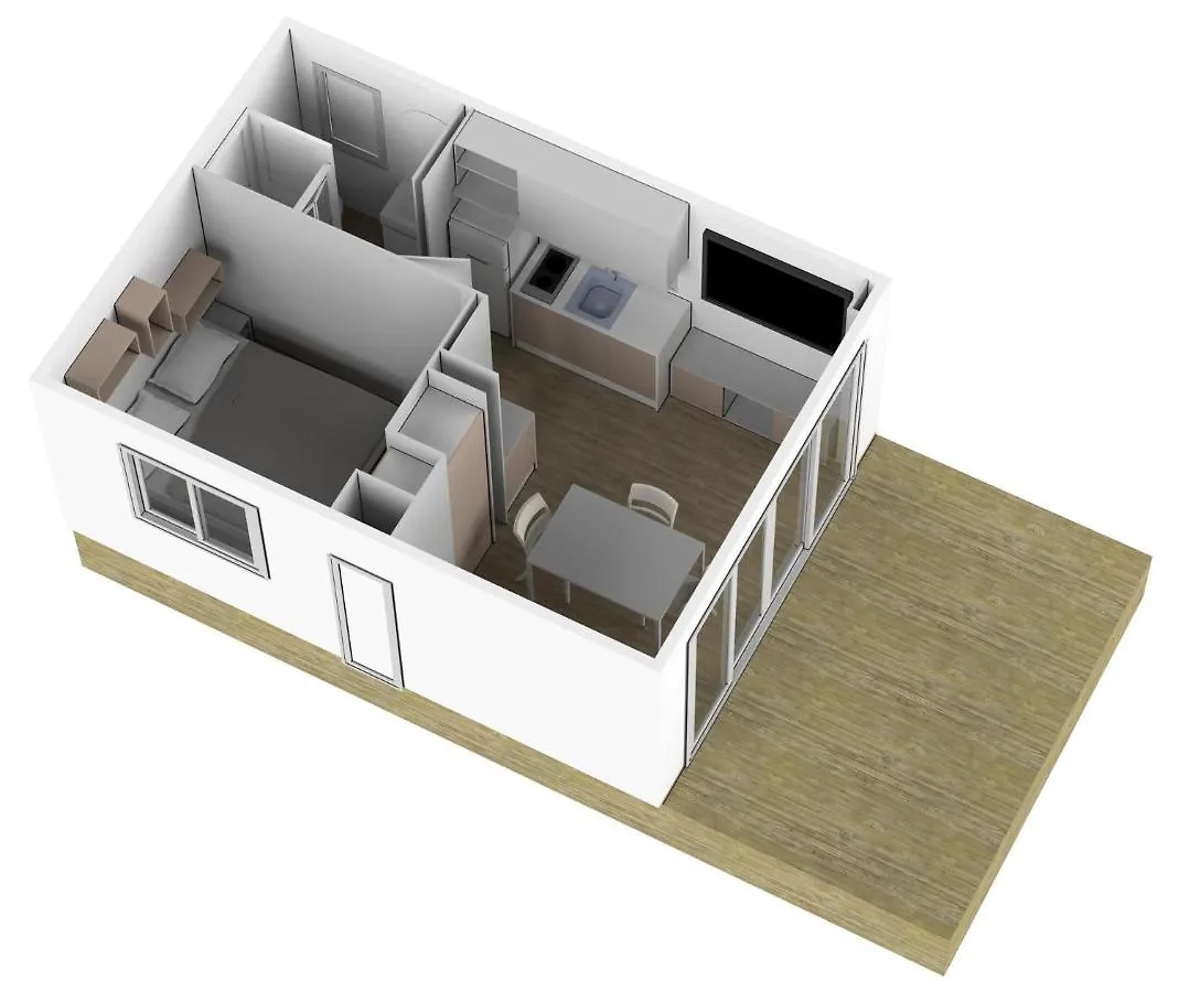 Camping Ulika Mobile Homes - Naturist Park za odmor Cervar-Porat